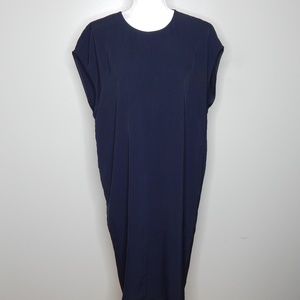 everlane women black long dress SZ 6